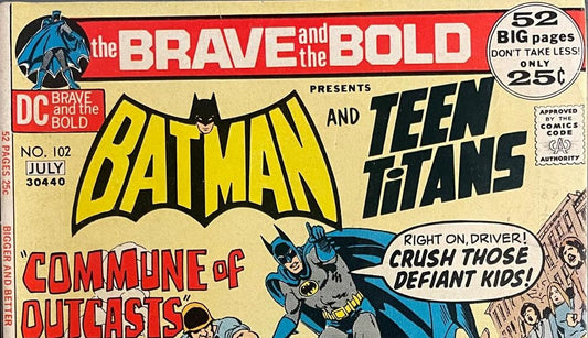 The Brave and the Bold #102 - Ref: BMBB1972-10