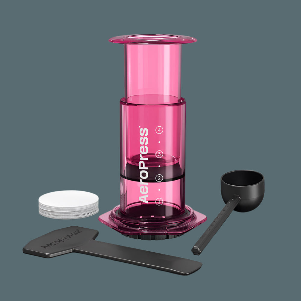 AeroPress Clear Coffee Maker (Pink)