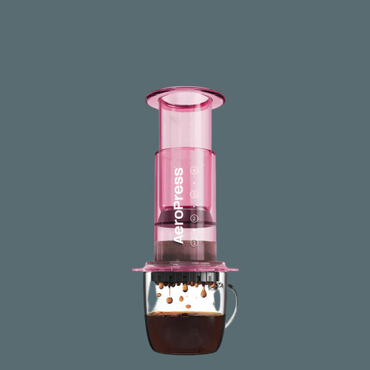 AeroPress Clear Coffee Maker (Pink)