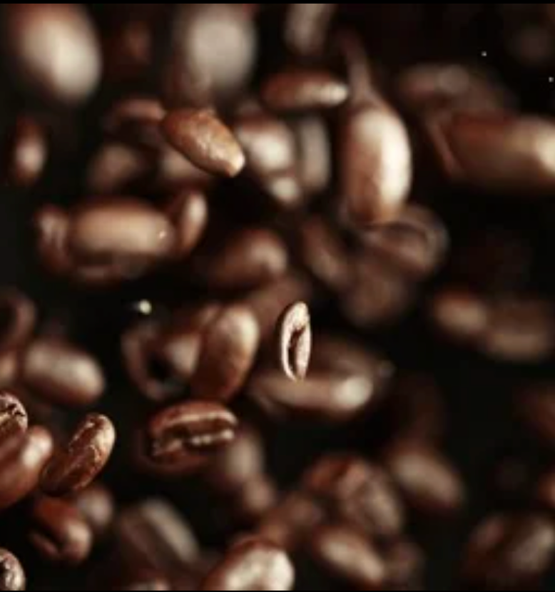 Coffee Beans Falling 