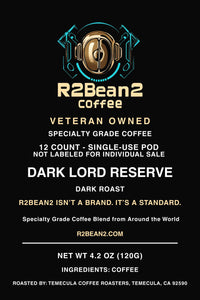 Dark Lord Reserve - Dark Roast (12 Single use cups)