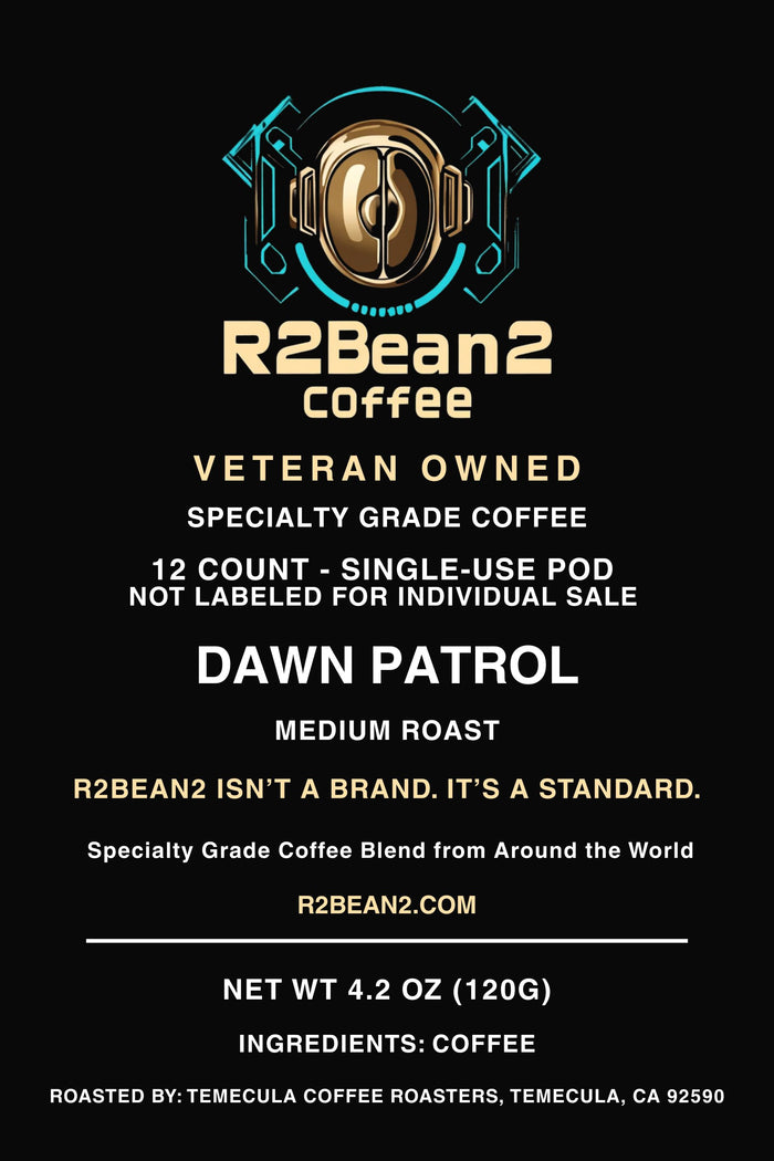 Dawn Patrol - Medium Roast (12 Single use cups)