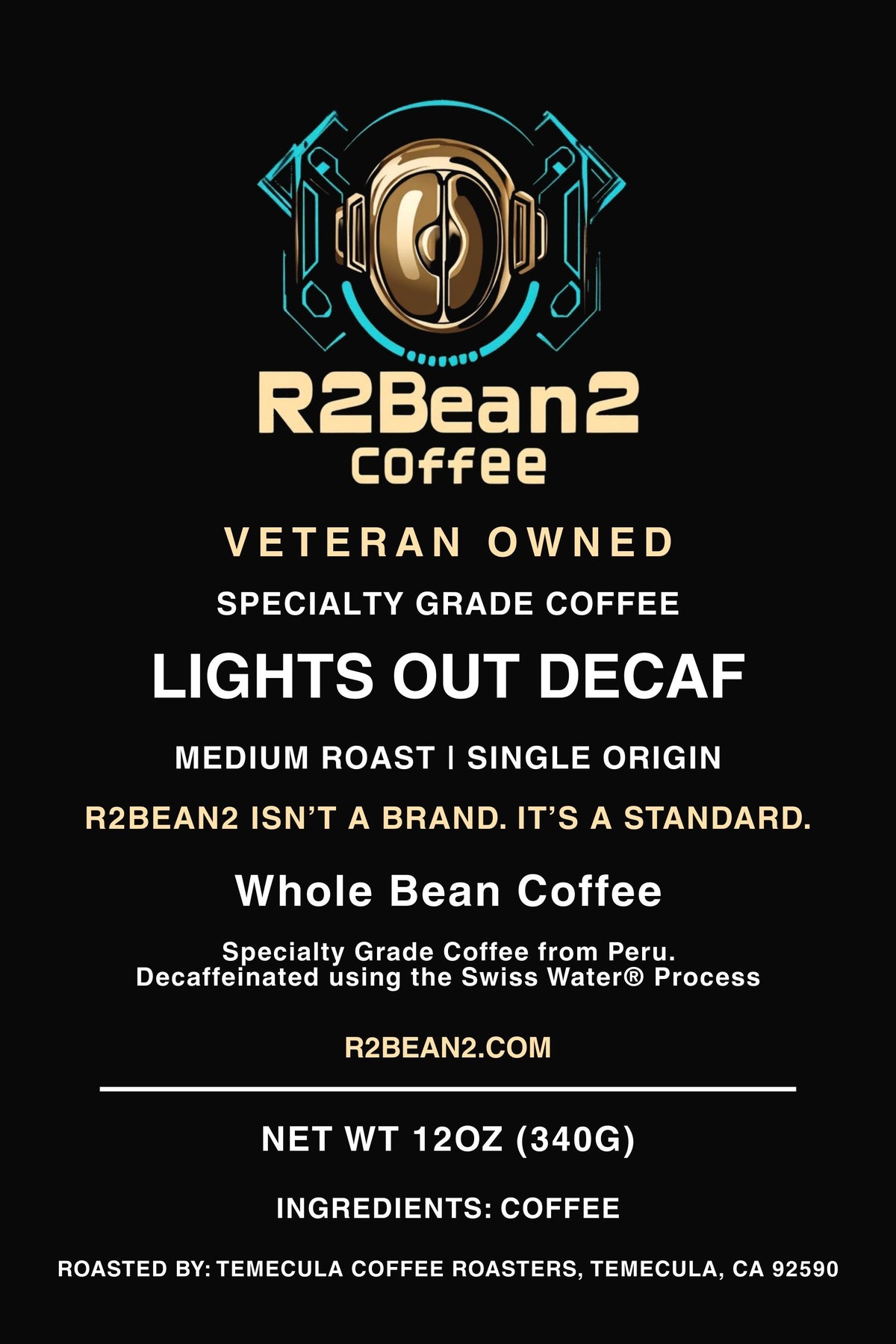 Lights Out Decaf - Medium Roast
