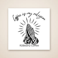 Coffee is my religion mug design