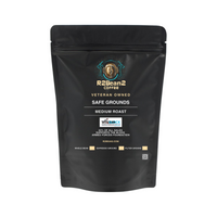 R2Bean2 Safe Grounds coffee – medium roast Arabica with 20% donation to The BLOCK Armed Forces Foundation